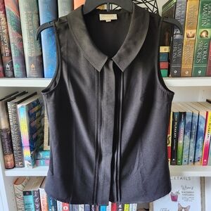 Modcloth Black Button Down Blouse Small